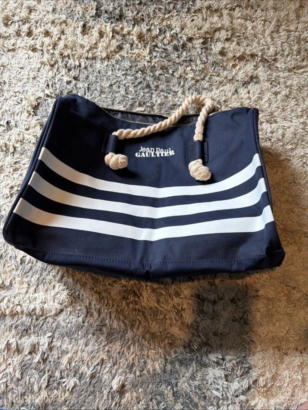 Jean Paul Gaultier Canvas Weekend Bag